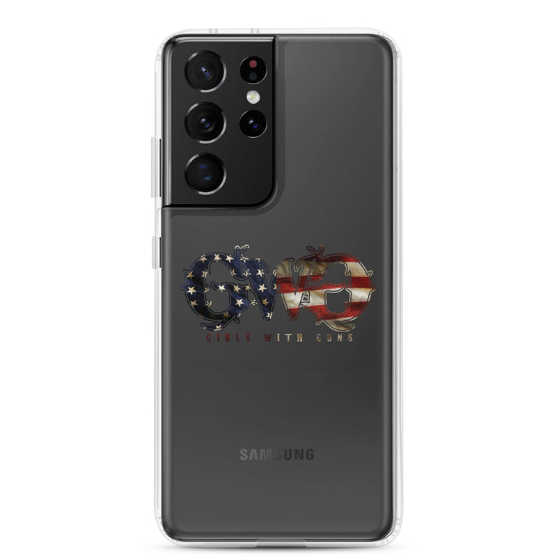 Load image into Gallery viewer, Liberty Logo Clear Samsung® Phone Case
