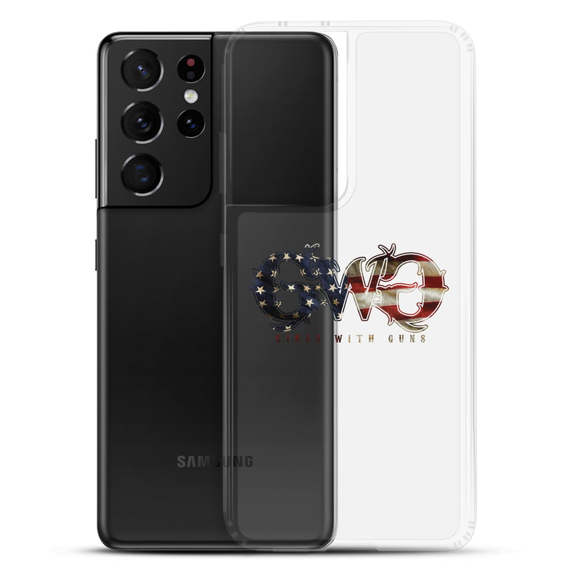 Load image into Gallery viewer, Liberty Logo Clear Samsung® Phone Case
