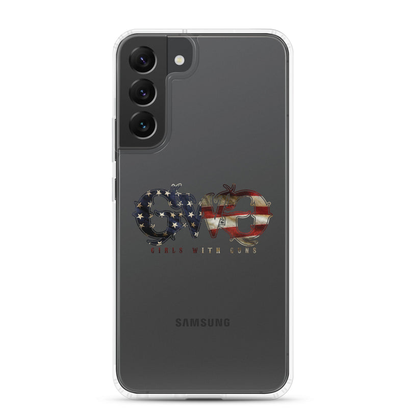 Load image into Gallery viewer, Liberty Logo Clear Samsung® Phone Case

