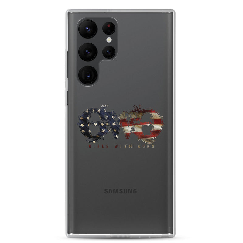Load image into Gallery viewer, Liberty Logo Clear Samsung® Phone Case
