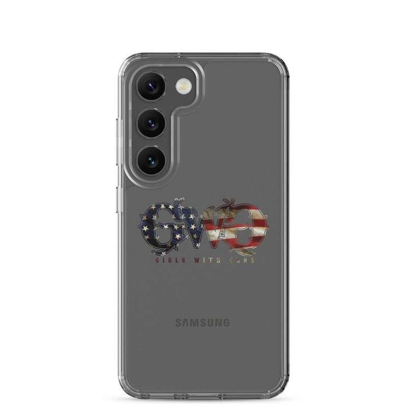 Load image into Gallery viewer, Liberty Logo Clear Samsung® Phone Case
