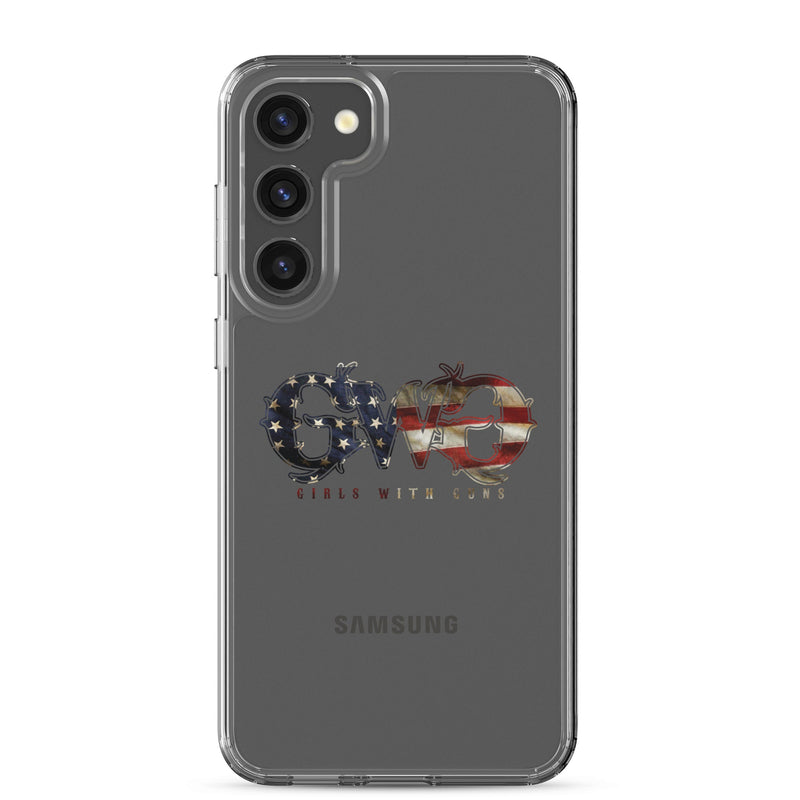 Load image into Gallery viewer, Liberty Logo Clear Samsung® Phone Case
