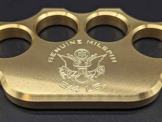 3/4lb Brass Knuckle “We The People” Solid Brass Paperweight