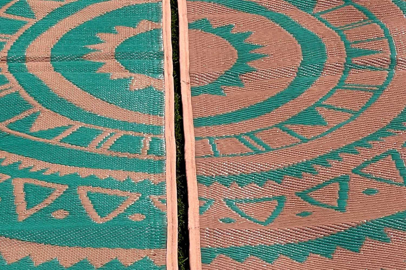 Load image into Gallery viewer, Boho Style Bell Tent Floor Matting Cover | 16' (5M)

