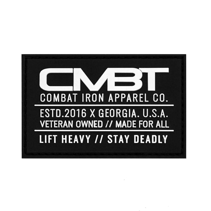 Load image into Gallery viewer, CMBTIRN Original Branded Black PVC Patch
