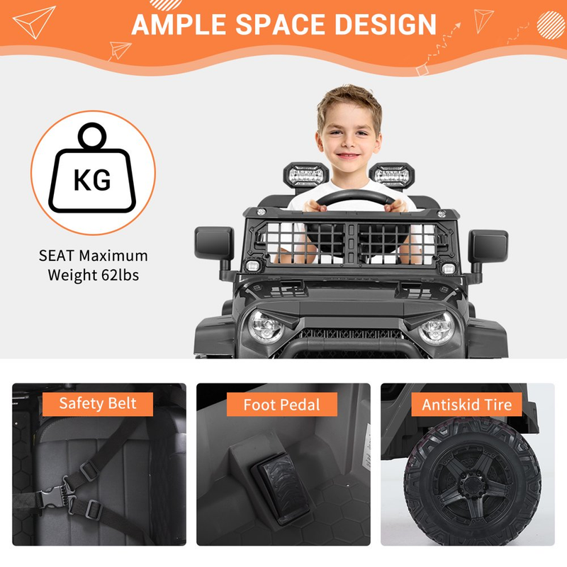 Load image into Gallery viewer, Coche Eléctrico para Niños con Control Remoto para Jugar y Manejar
