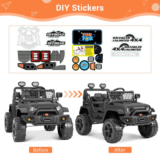 Coche Eléctrico para Niños con Control Remoto para Jugar y Manejar