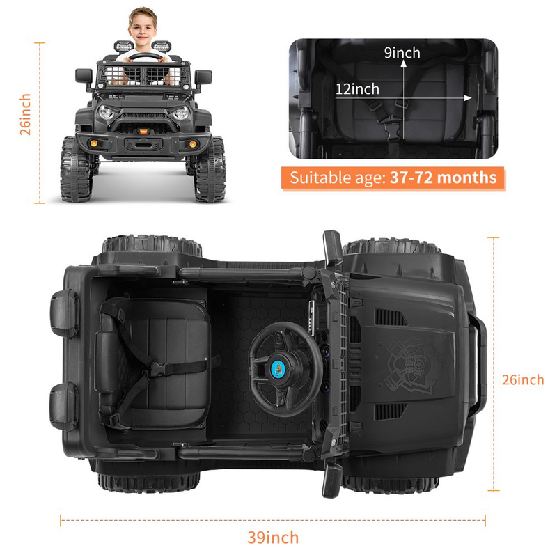 Load image into Gallery viewer, Coche Eléctrico para Niños con Control Remoto para Jugar y Manejar
