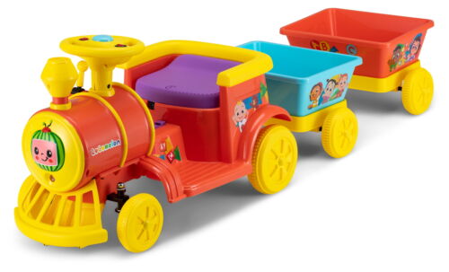 Load image into Gallery viewer, Cocomelon Choo Choo Train Ride-On Toy, 6-Volt Battery-Powered
