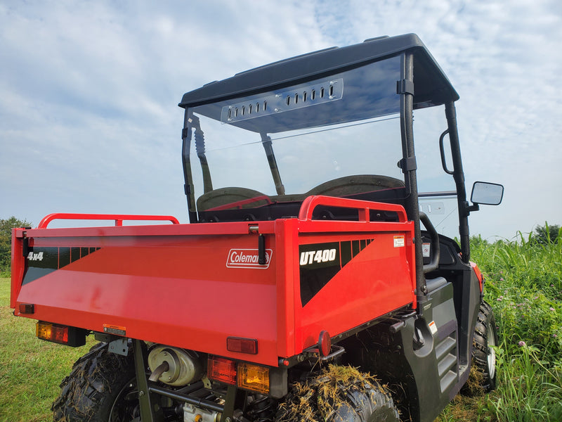 Load image into Gallery viewer, Coleman UT400/HiSun HS 400 - 1 Pc Rear Windshield w/Clamp and Vent Options
