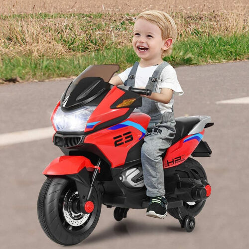 COLOR TREE Kids 12V Electric Motorcycle with Music and Battery Power - Perfect Ride On Car Gift