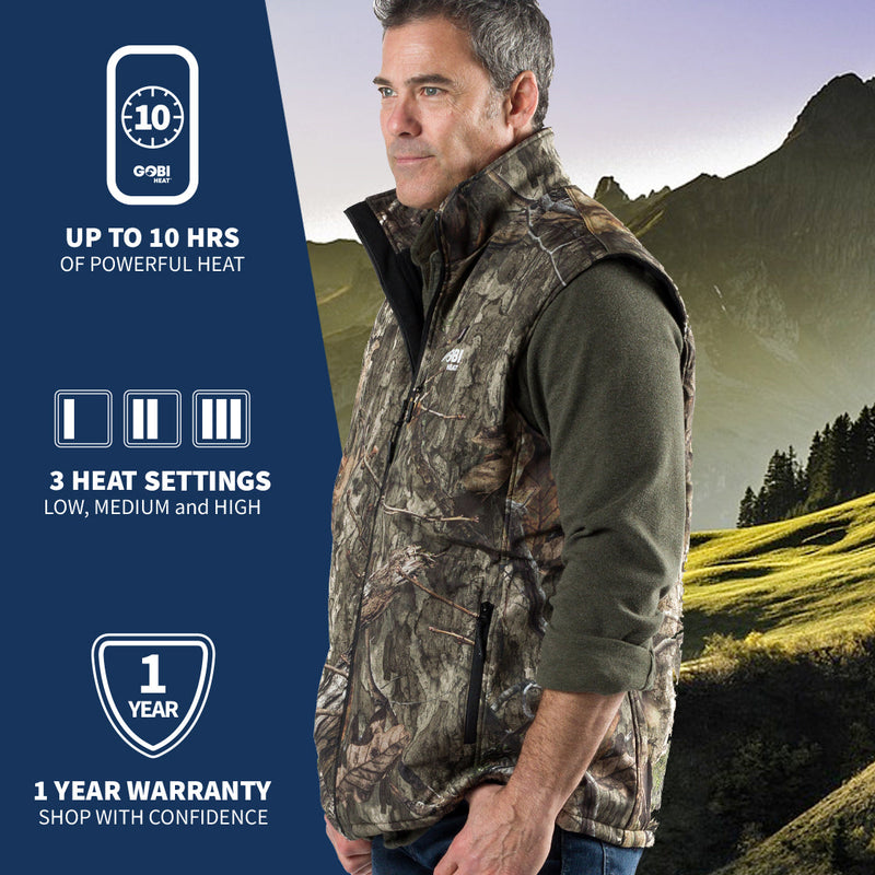 Load image into Gallery viewer, Colorado Men’s Heated Hunting Vest - Available in Mossy Oak® and Real Tree®
