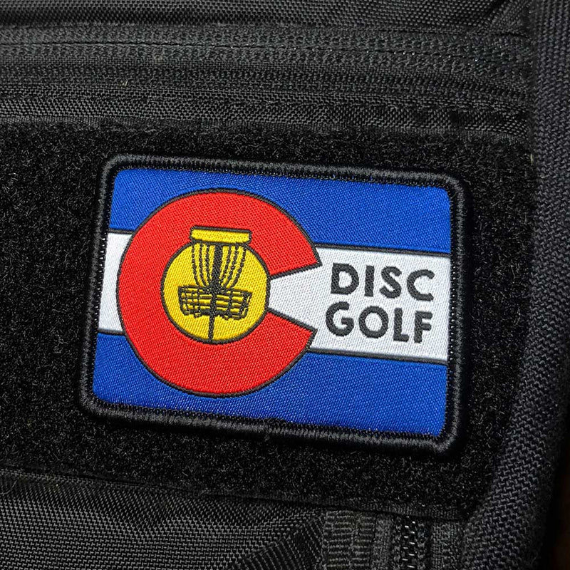 Load image into Gallery viewer, Colorado Disc Golf Patch - Hook And Loop
