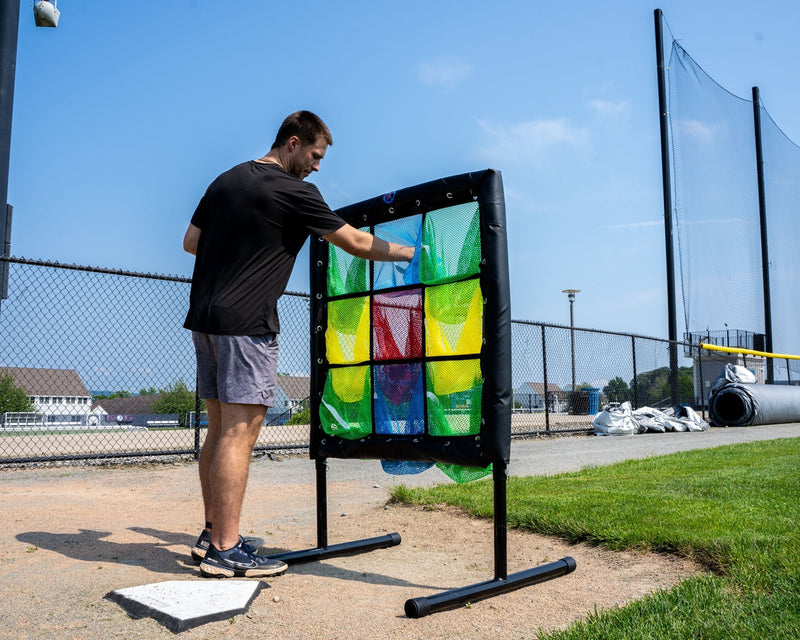 Load image into Gallery viewer, Colored 9 Hole Pitch Target
