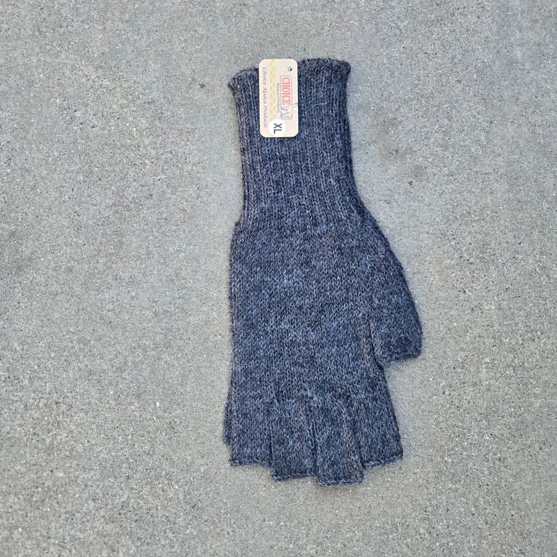 Load image into Gallery viewer, Colorful 100% Alpaca Fingerless Knit Alpaca Gloves
