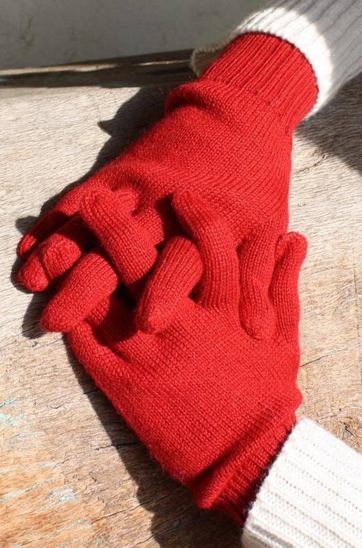 Load image into Gallery viewer, Colorful 100% Alpaca Full Fingered Knit Alpaca Gloves
