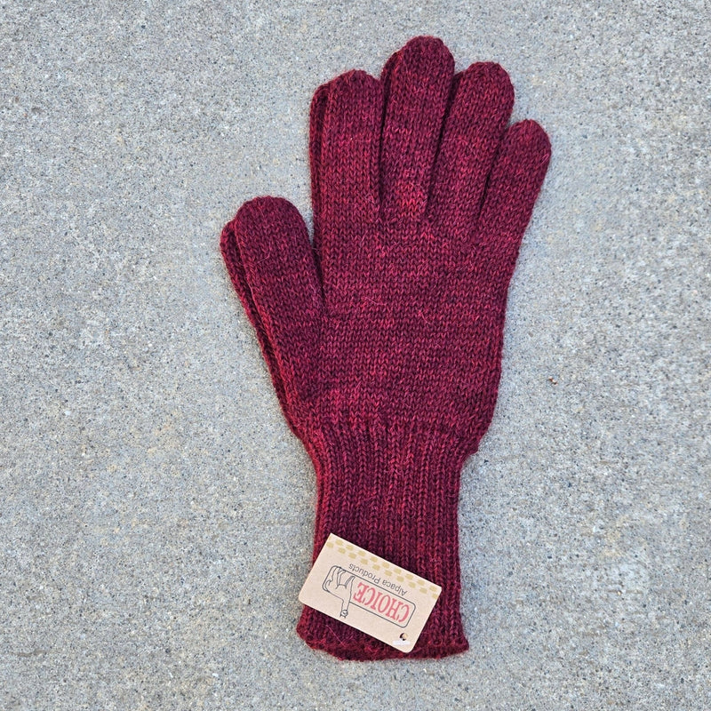 Load image into Gallery viewer, Colorful 100% Alpaca Full Fingered Knit Alpaca Gloves
