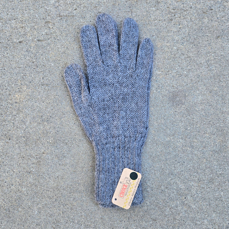 Load image into Gallery viewer, Colorful 100% Alpaca Full Fingered Knit Alpaca Gloves
