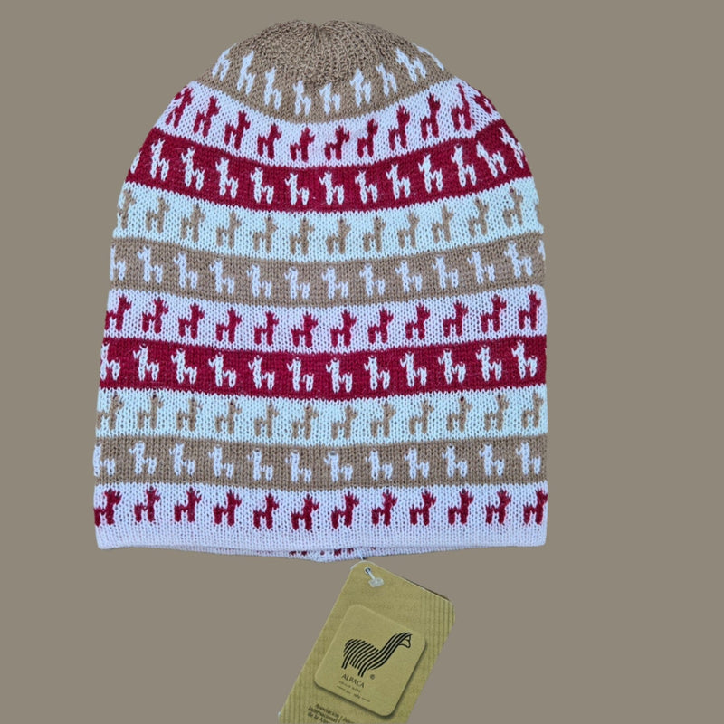 Load image into Gallery viewer, Alpacas on Alpaca Hat
