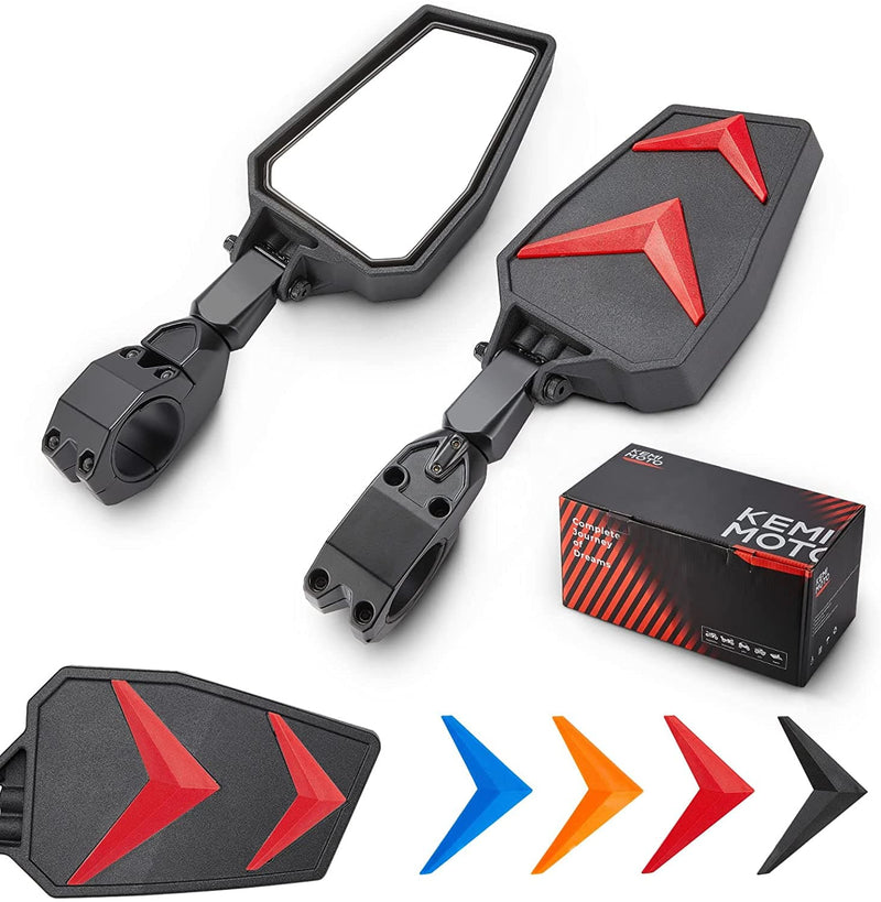 Load image into Gallery viewer, UTV Side View Mirrors for Can Am Maverick X3/ RZR w/ 1.75"-2'' Roll Bar (1 pair)
