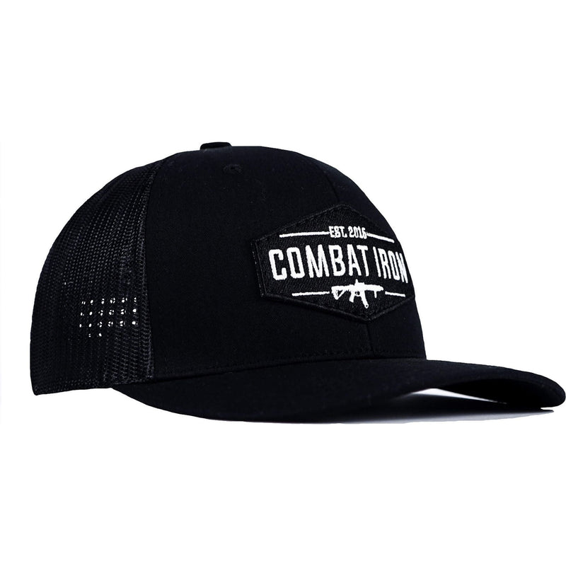 Load image into Gallery viewer, Original AR Black Patch Snapback Hat

