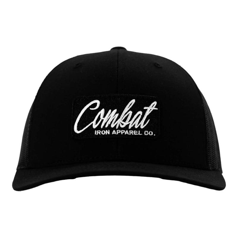Load image into Gallery viewer, Combat Script Patch Mid-Profile Mesh Snapback Hat
