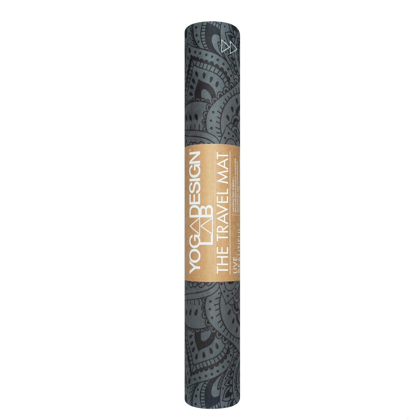 Travel Combo Yoga Mat - Mandala Black