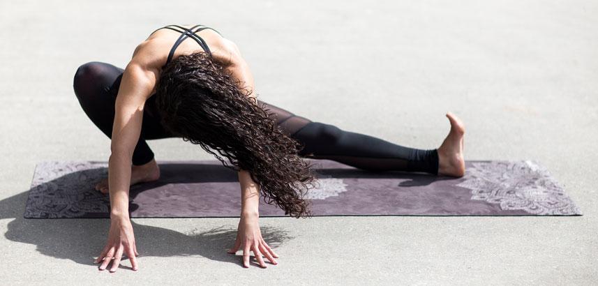 Travel Combo Yoga Mat - Mandala Black