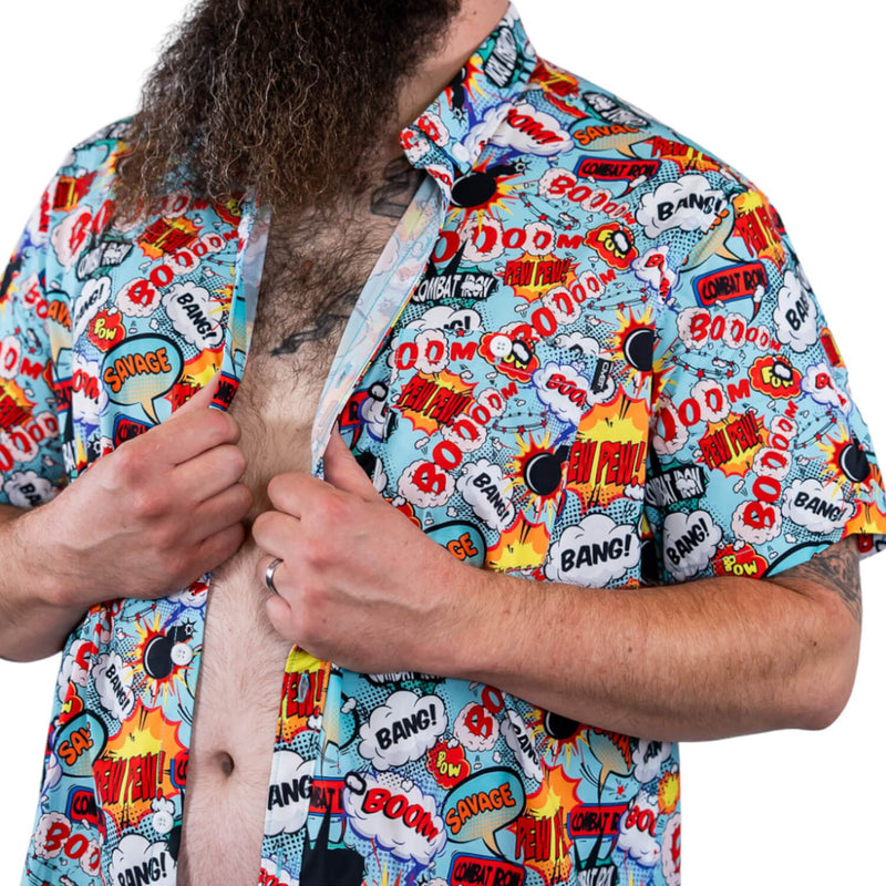 Load image into Gallery viewer, Men&#39;s Flex Button Up
