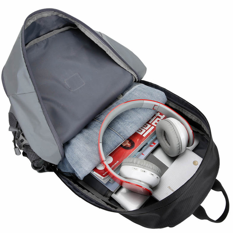 Load image into Gallery viewer, Black Reflective Commuter Bike Backpack | Riderbag Reflektor35
