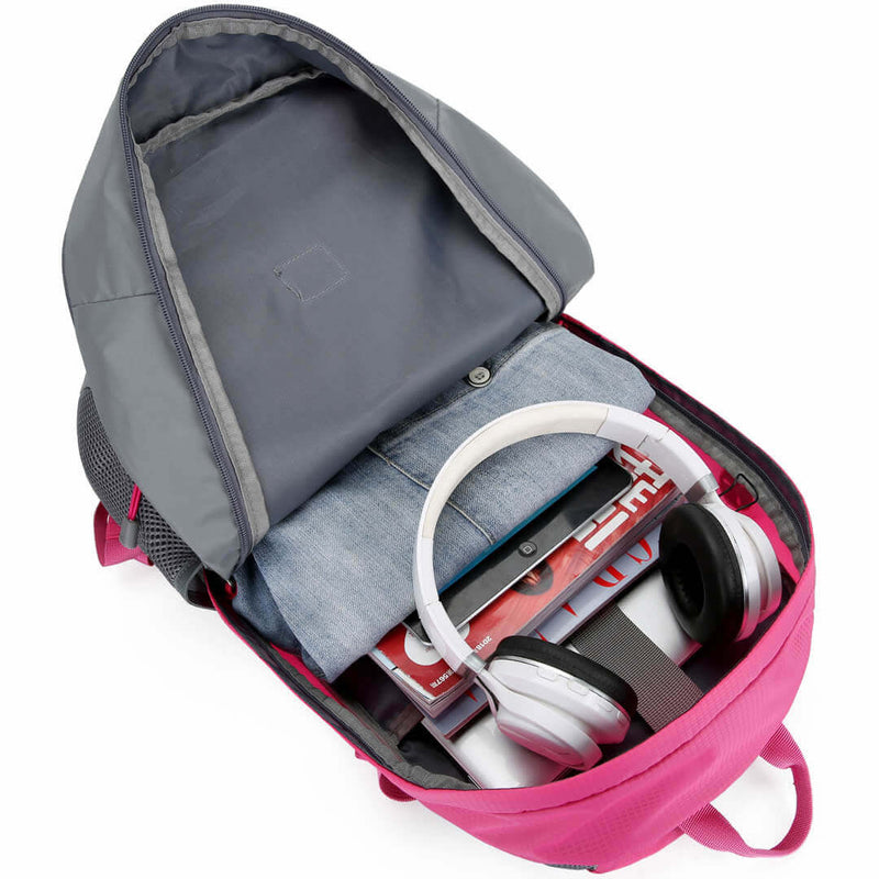 Load image into Gallery viewer, High Visibility Pink Reflective Commuter Bike Backpack |Riderbag Reflektor35
