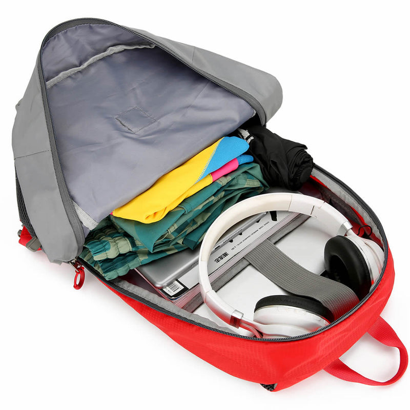Load image into Gallery viewer, High Visibility Red Reflective Commuter Bike Backpack | Riderbag Reflektor35

