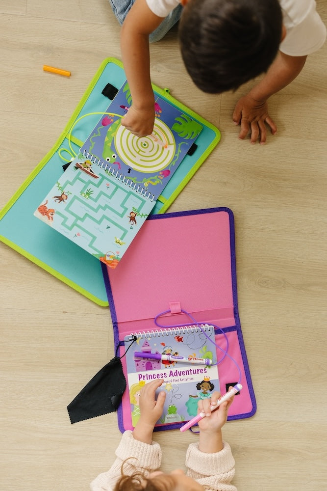Load image into Gallery viewer, Totebook Kids Dry Erase Activity Kit - Set of 3 Books
