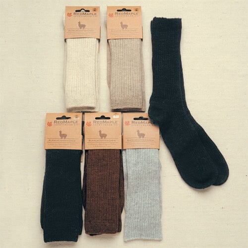 Load image into Gallery viewer, Copper Crew Alpaca Socks
