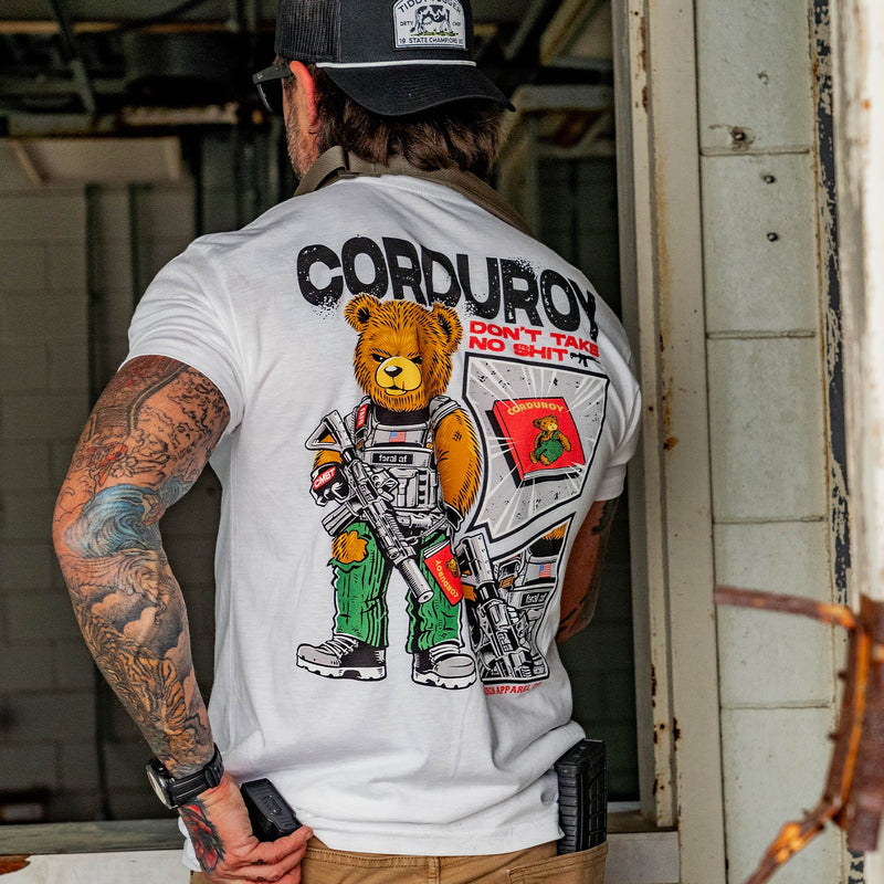 Load image into Gallery viewer, Corduroy The Bear - Don&#39;t Take No Sh*t Men&#39;s T-shirt
