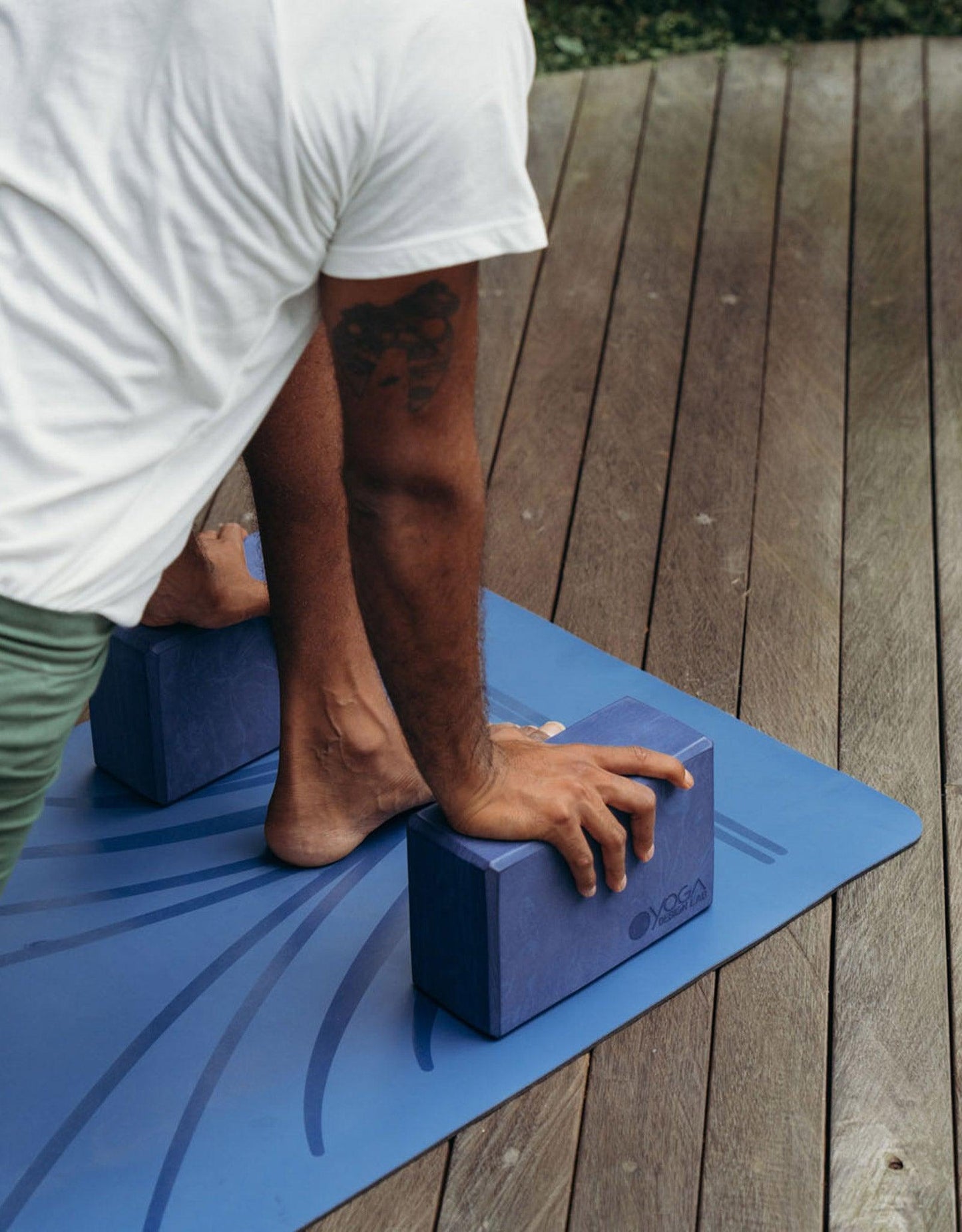 Foam Yoga Block - Navy