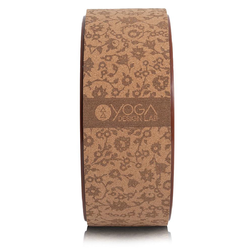 Cork Yoga Wheel - Floral Batik Tonal