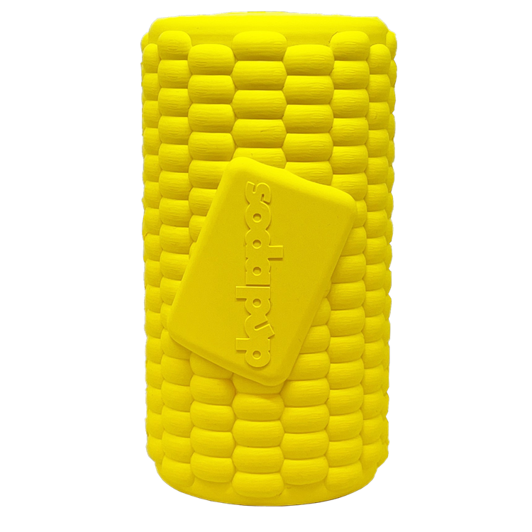 Load image into Gallery viewer, Corn on the Cob Dog Toy - Durable Rubber Treat Dispenser | USA Made
