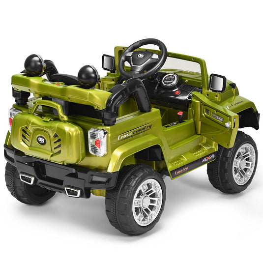 Costway 12V MP3 Kids Ride On Truck Car with RC Remote and Light - Perfect Christmas Gift!