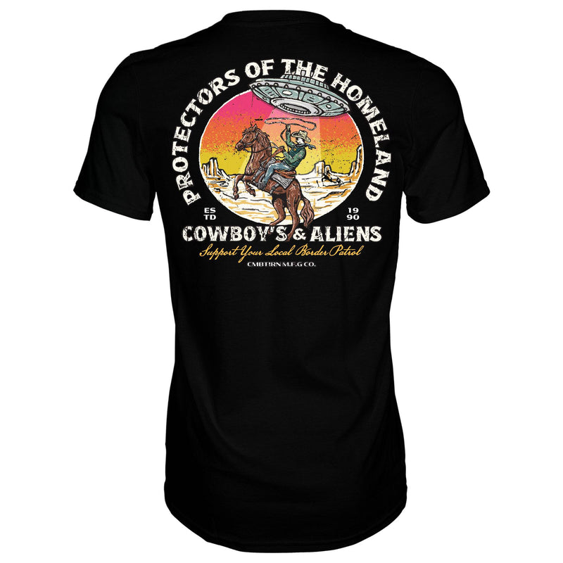 Load image into Gallery viewer, Border Patrol | Cowboy&#39;s &amp; Aliens Men&#39;s T-Shirt
