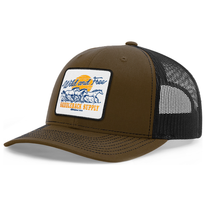 Load image into Gallery viewer, Wild and Free Patch Snapback
