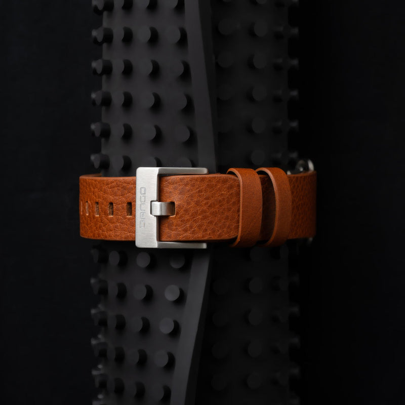 Load image into Gallery viewer, CR-01 - Chrono Watch with Italian Leather Strap - Whiskey Brown

