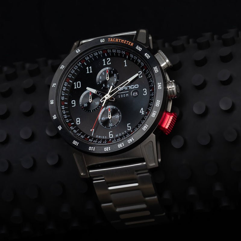 Load image into Gallery viewer, CR-01 - Chrono Watch with Metal Bracelet
