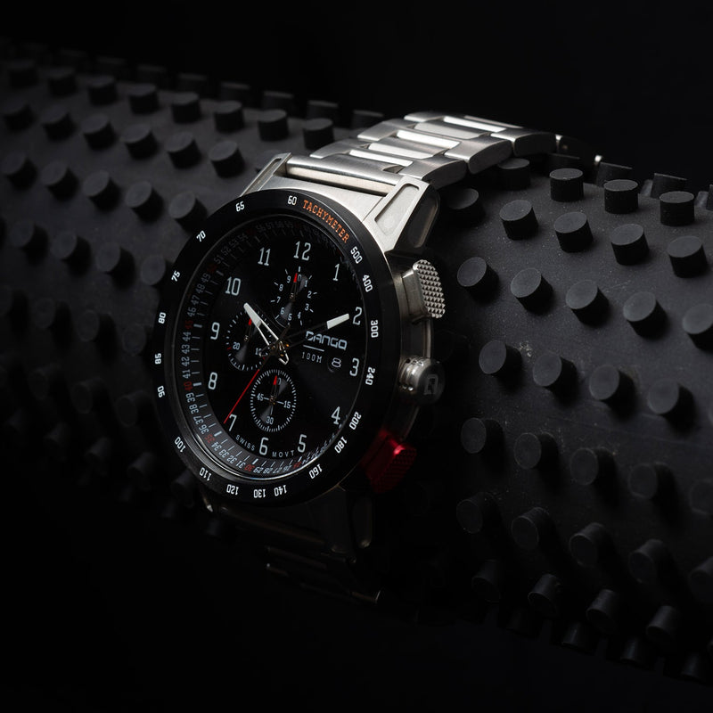 Load image into Gallery viewer, CR-01 - Chrono Watch with Metal Bracelet
