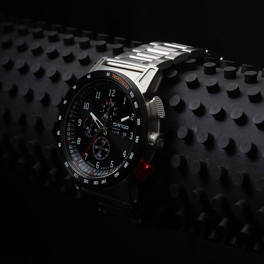 CR-01 - Chrono Watch with Metal Bracelet