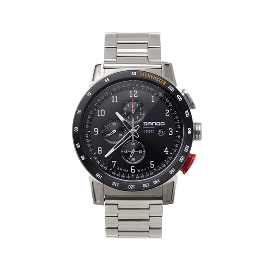 CR-01 - Chrono Watch with Metal Bracelet