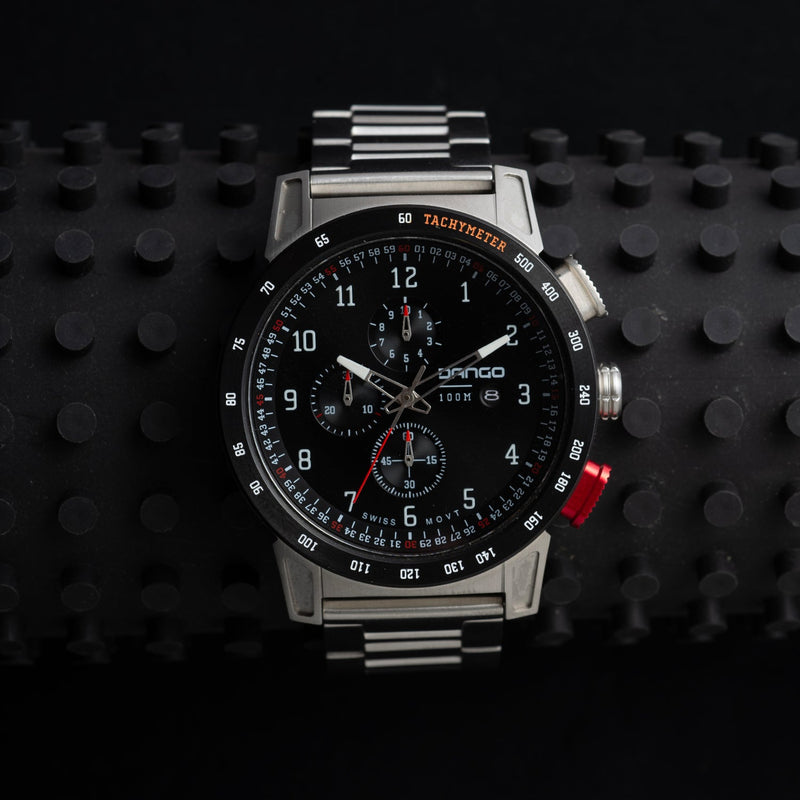 Load image into Gallery viewer, CR-01 - Chrono Watch with Metal Bracelet
