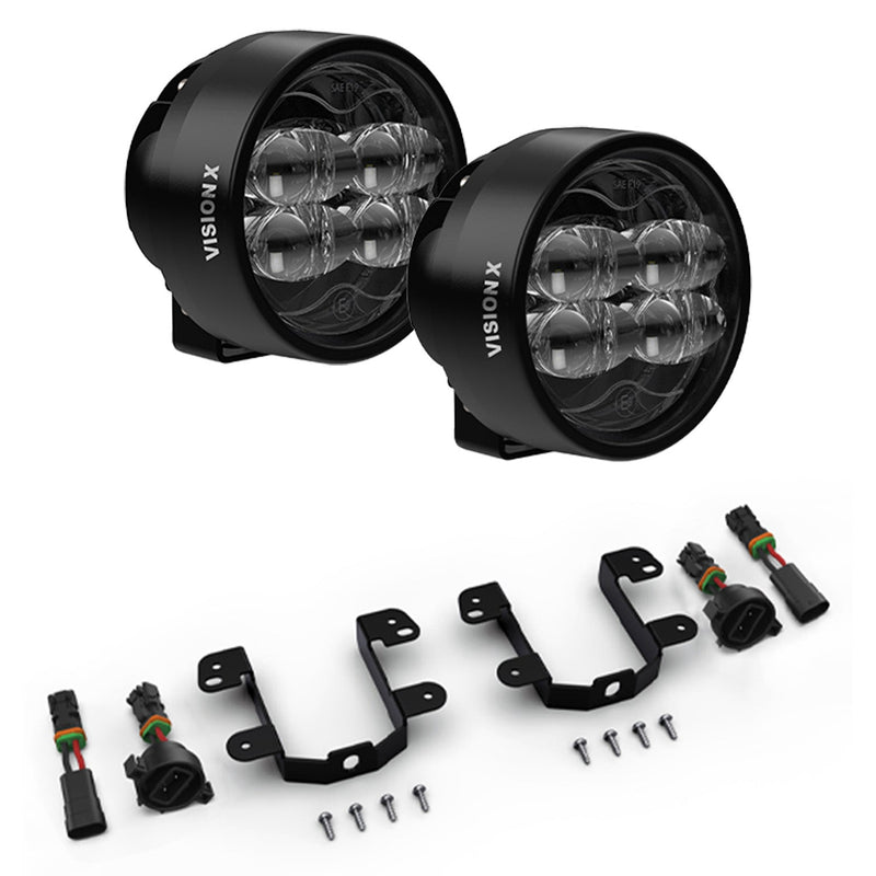 Load image into Gallery viewer, CR-Series Performance LED Fog Light Upgrade Kit - Jeep Wrangler JK, JL &amp; Gladiator JT
