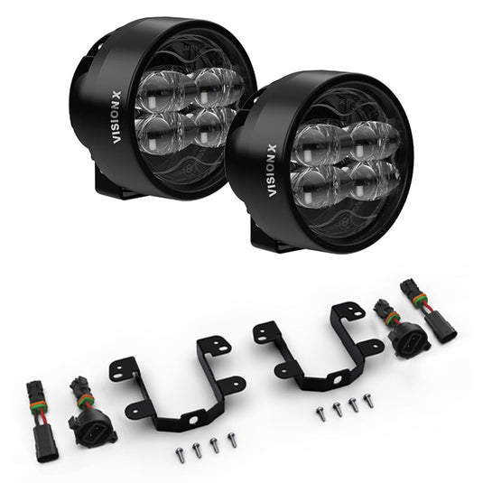 CR-Series Performance LED Fog Light Upgrade Kit - Jeep Wrangler JK, JL & Gladiator JT