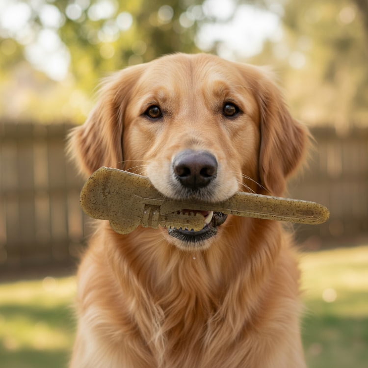 Load image into Gallery viewer, Pipe Wrench Nylon Dog Toy for Aggressive Chewers | USA Made | SodaPup
